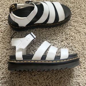 White Platform Dr Martens